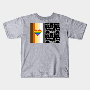 Gay Bear Pride, He/Him Pronouns - Identity Pride Kids T-Shirt